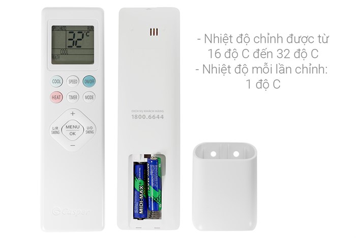 Máy lạnh CASPER Inverter 1.5 HP TC-12IS36